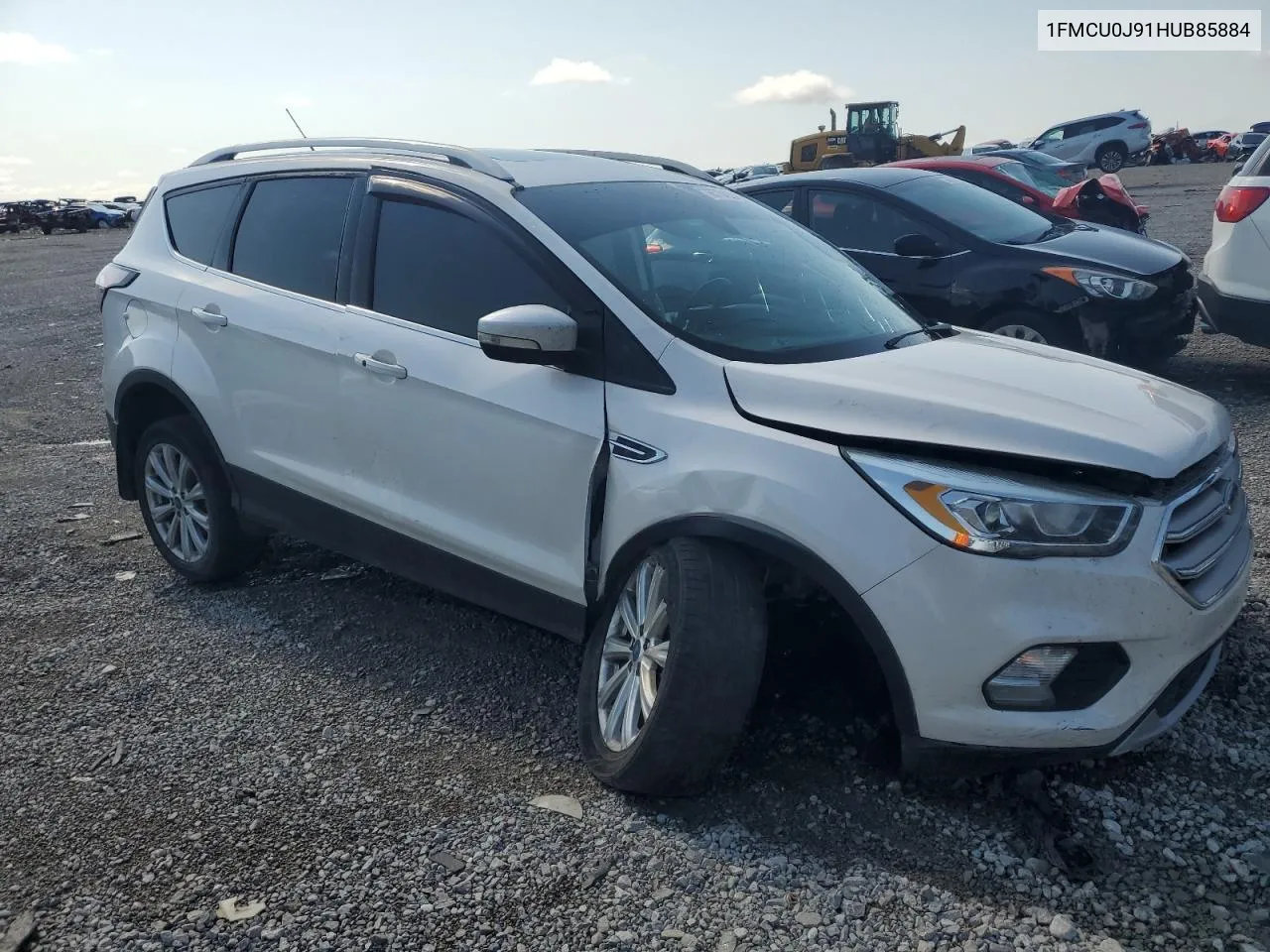 2017 Ford Escape Titanium VIN: 1FMCU0J91HUB85884 Lot: 65754864