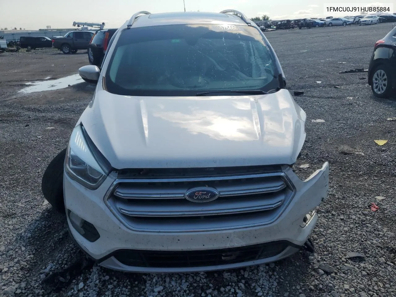 2017 Ford Escape Titanium VIN: 1FMCU0J91HUB85884 Lot: 65754864