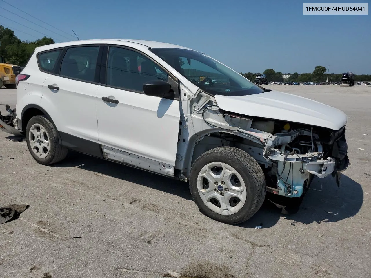 2017 Ford Escape S VIN: 1FMCU0F74HUD64041 Lot: 66002884