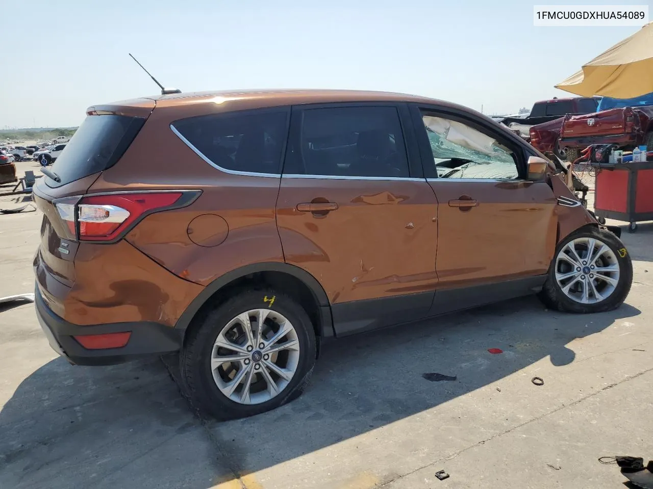 2017 Ford Escape Se VIN: 1FMCU0GDXHUA54089 Lot: 66821004