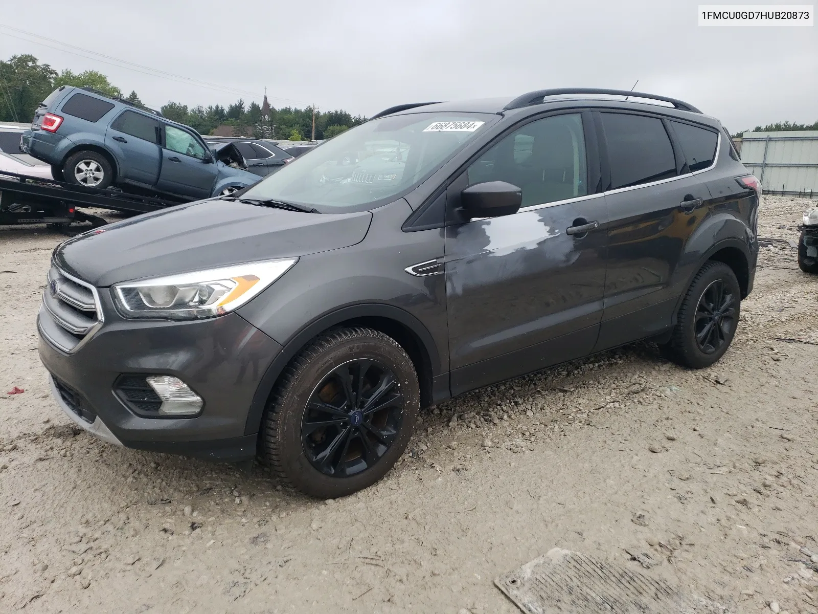 2017 Ford Escape Se VIN: 1FMCU0GD7HUB20873 Lot: 66875684