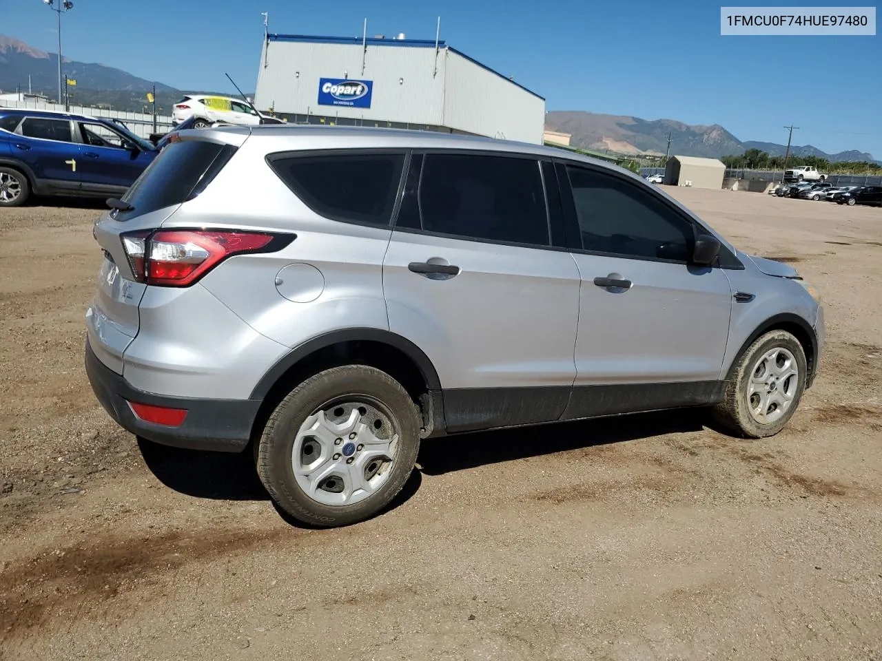 2017 Ford Escape S VIN: 1FMCU0F74HUE97480 Lot: 66919214