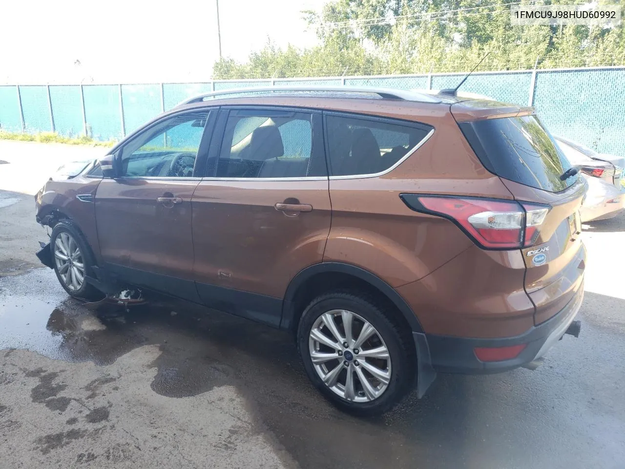 2017 Ford Escape Titanium VIN: 1FMCU9J98HUD60992 Lot: 67001524