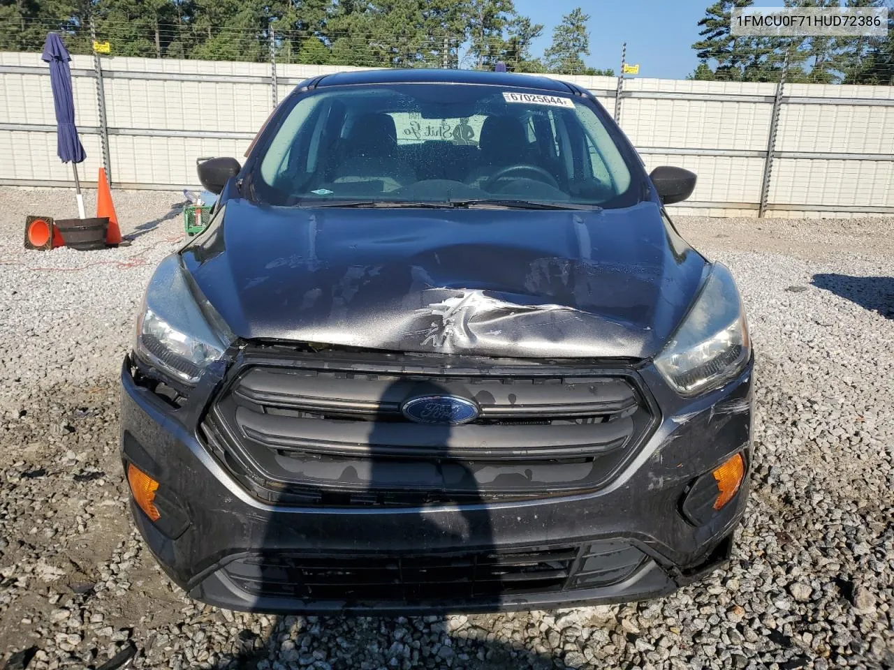 2017 Ford Escape S VIN: 1FMCU0F71HUD72386 Lot: 67025644