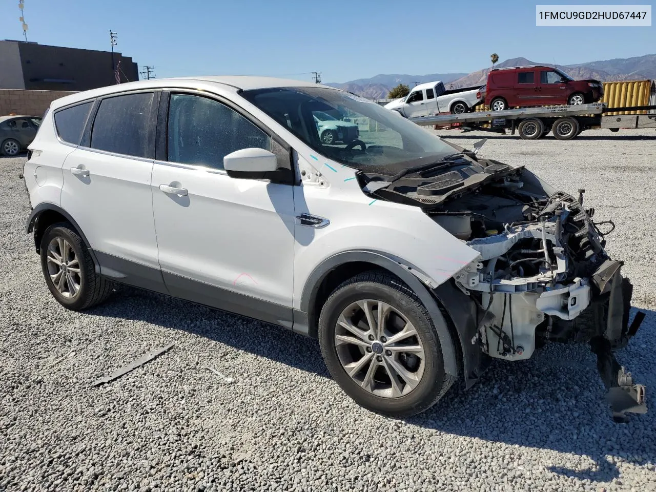 2017 Ford Escape Se VIN: 1FMCU9GD2HUD67447 Lot: 67544304