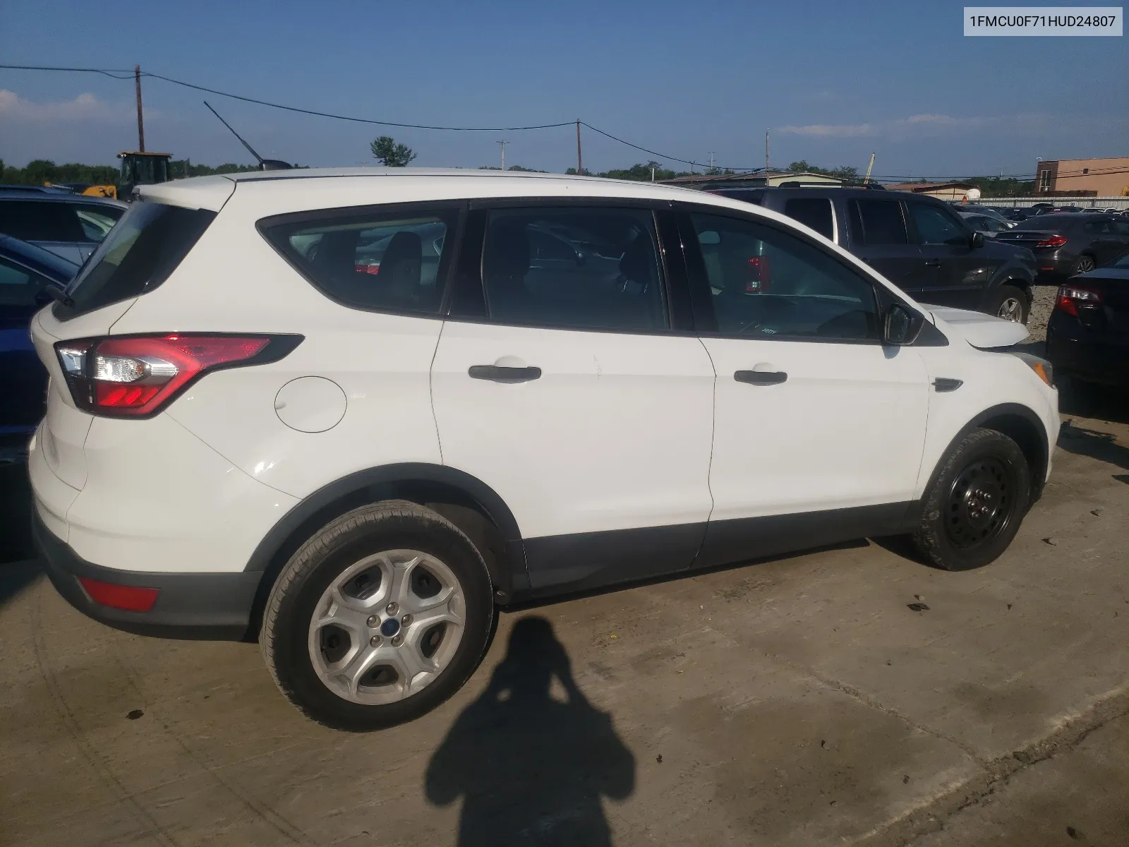 2017 Ford Escape S VIN: 1FMCU0F71HUD24807 Lot: 67736034