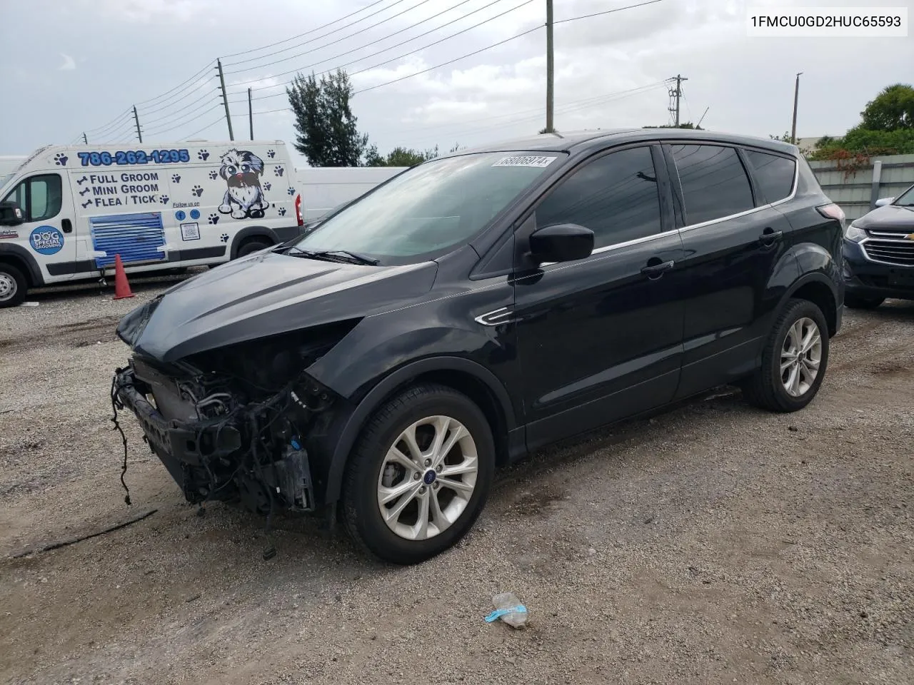 2017 Ford Escape Se VIN: 1FMCU0GD2HUC65593 Lot: 68006974