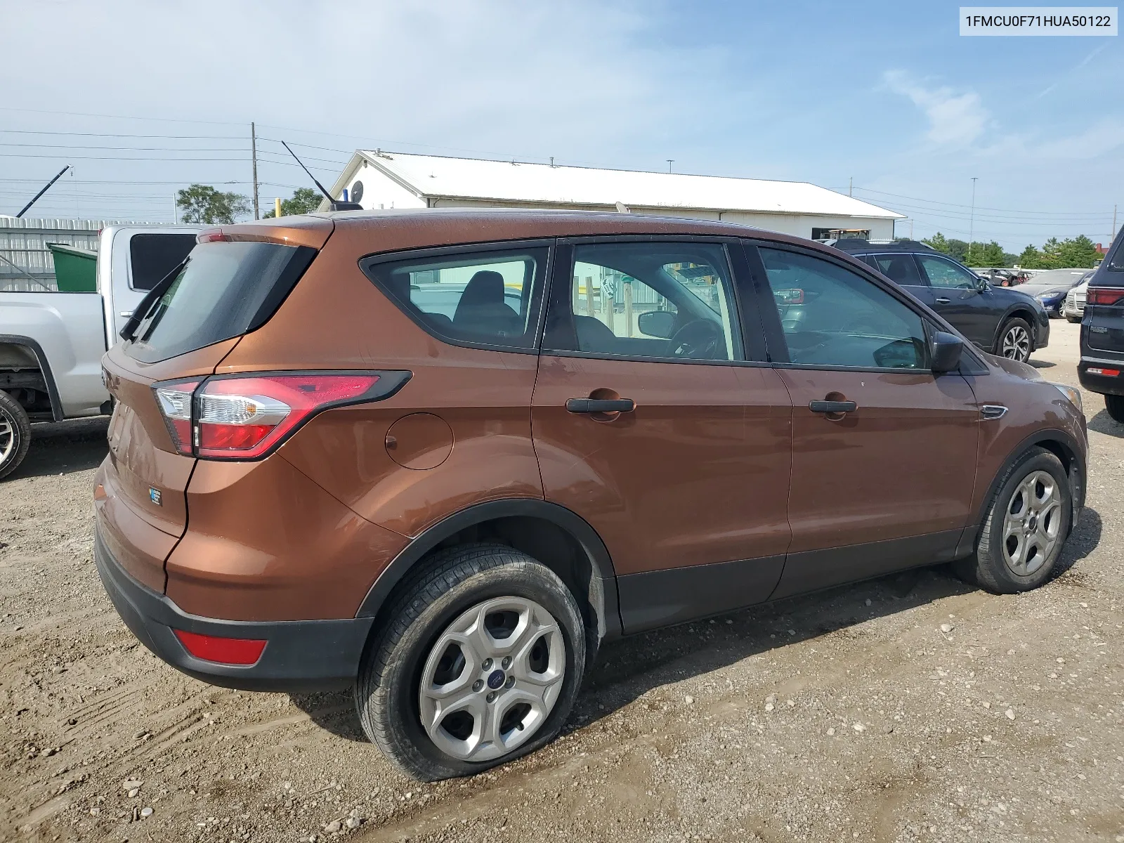 2017 Ford Escape S VIN: 1FMCU0F71HUA50122 Lot: 68057444