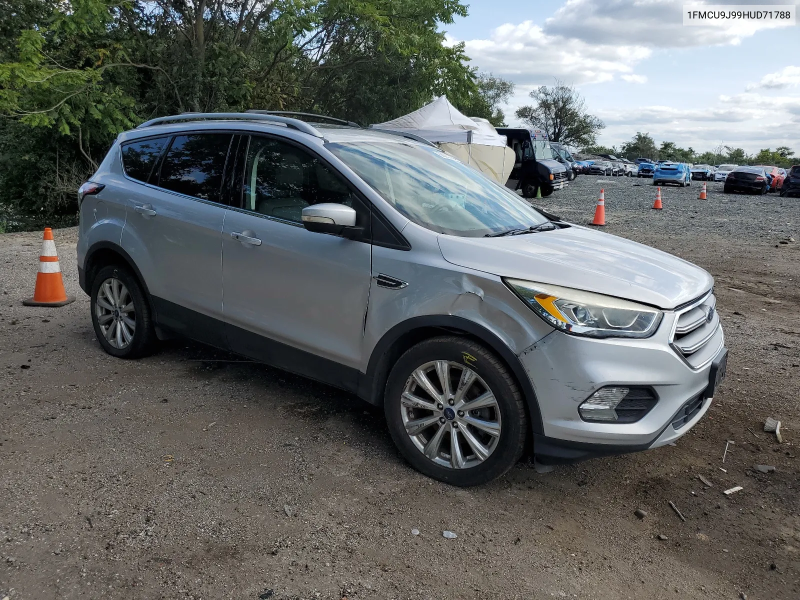 2017 Ford Escape Titanium VIN: 1FMCU9J99HUD71788 Lot: 68082254