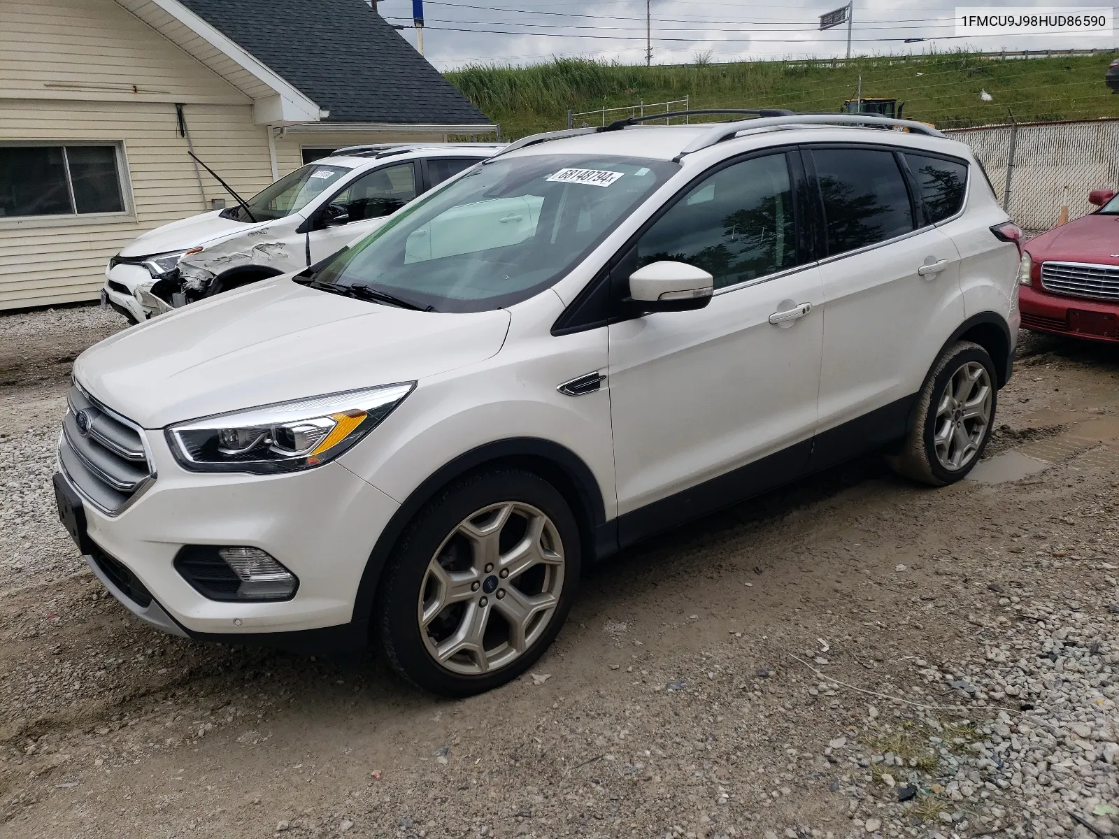 2017 Ford Escape Titanium VIN: 1FMCU9J98HUD86590 Lot: 68148794