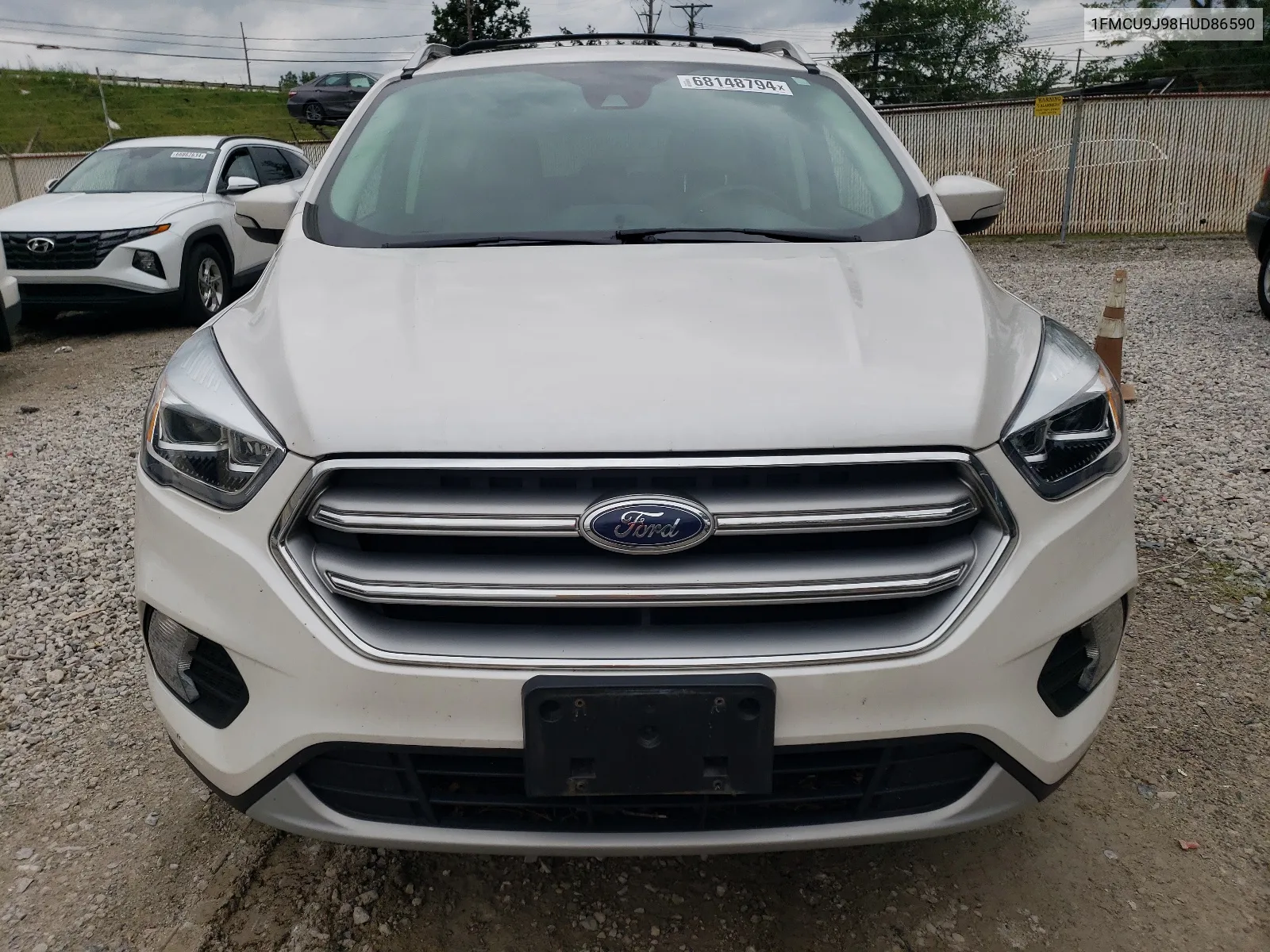 2017 Ford Escape Titanium VIN: 1FMCU9J98HUD86590 Lot: 68148794