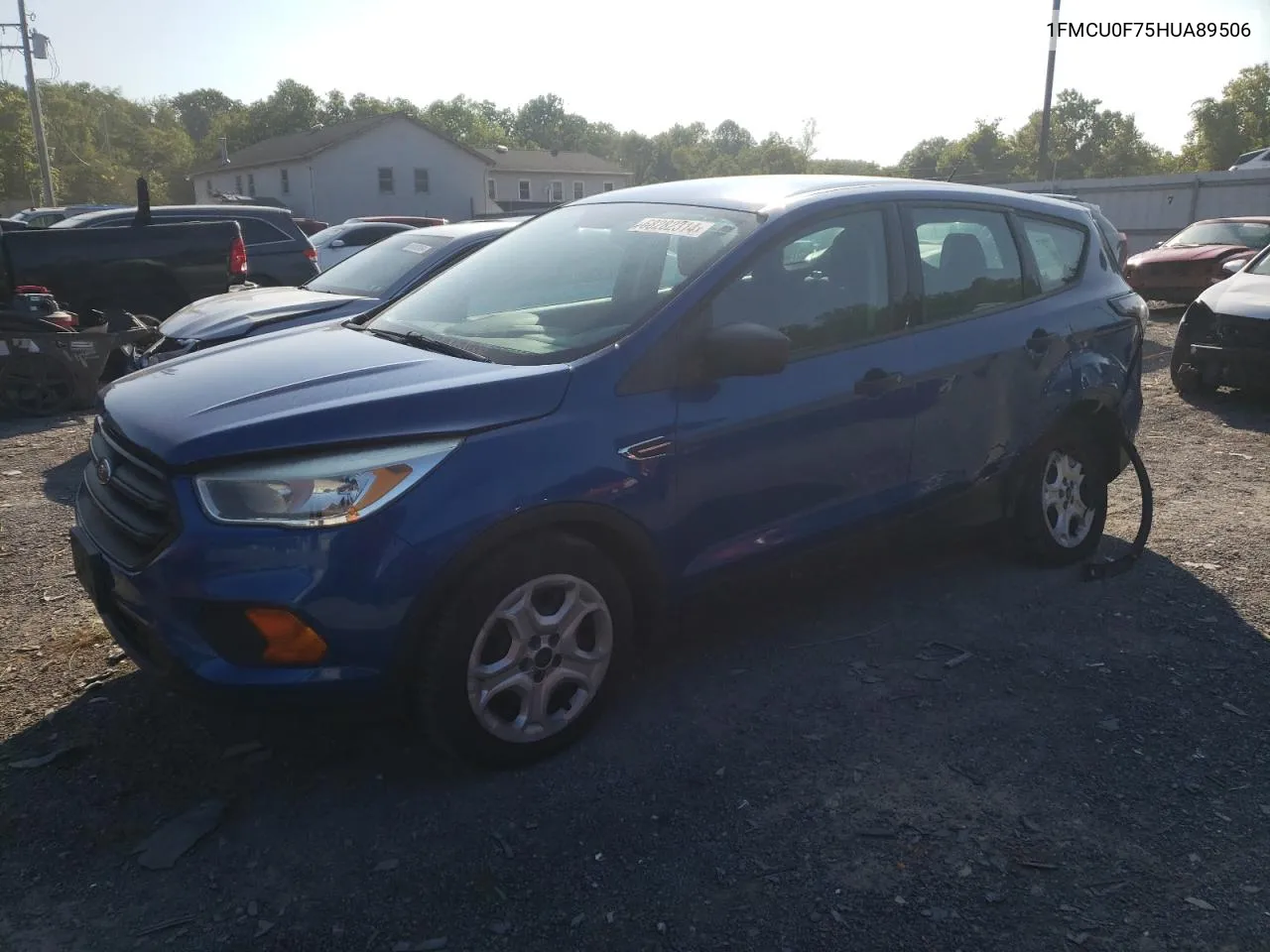 2017 Ford Escape S VIN: 1FMCU0F75HUA89506 Lot: 68282314