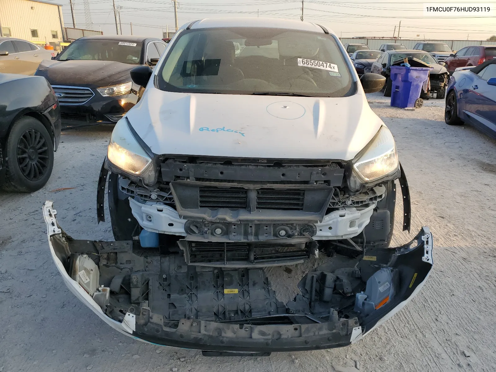 2017 Ford Escape S VIN: 1FMCU0F76HUD93119 Lot: 68550474