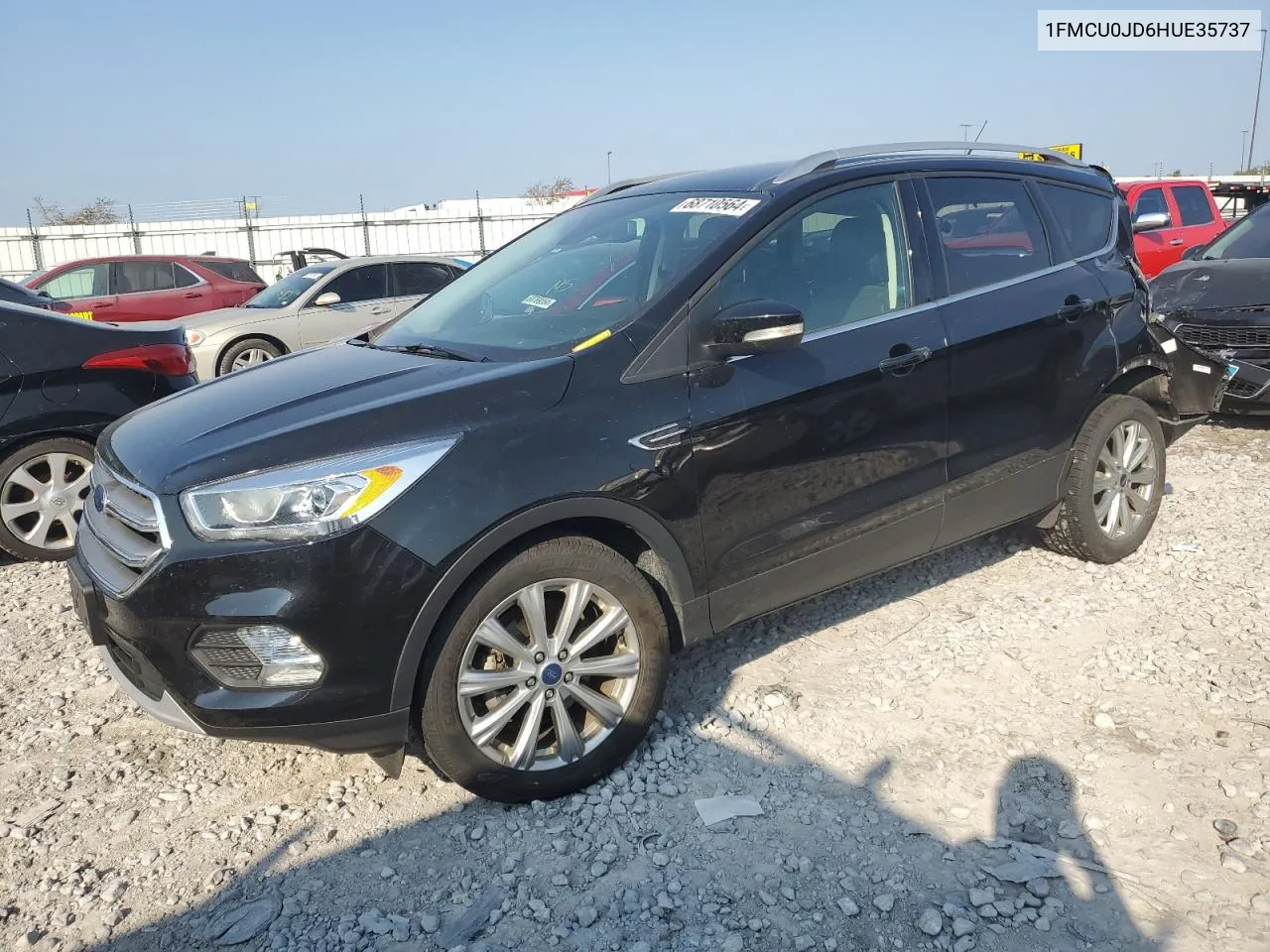 2017 Ford Escape Titanium VIN: 1FMCU0JD6HUE35737 Lot: 68710564