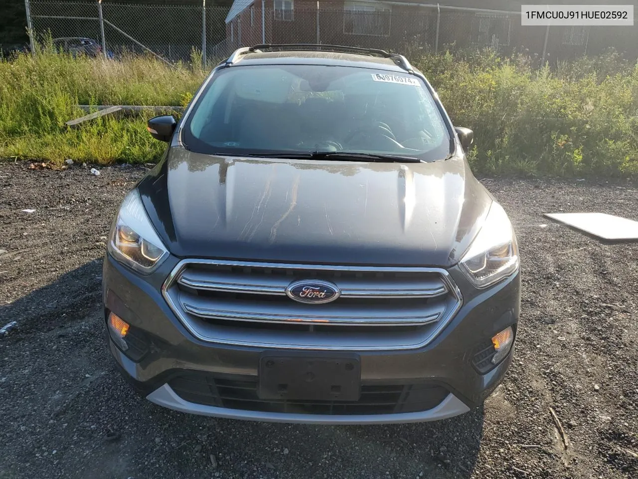 2017 Ford Escape Titanium VIN: 1FMCU0J91HUE02592 Lot: 68976074