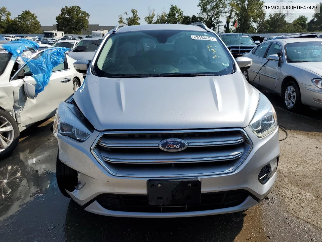 2017 Ford Escape Titanium VIN: 1FMCU0JD0HUE47429 Lot: 69158584