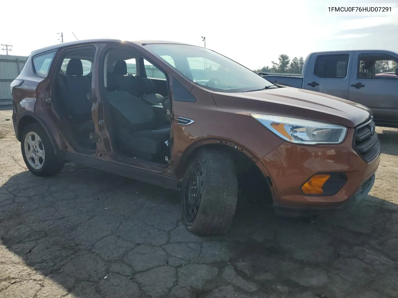 2017 Ford Escape S VIN: 1FMCU0F76HUD07291 Lot: 69300814