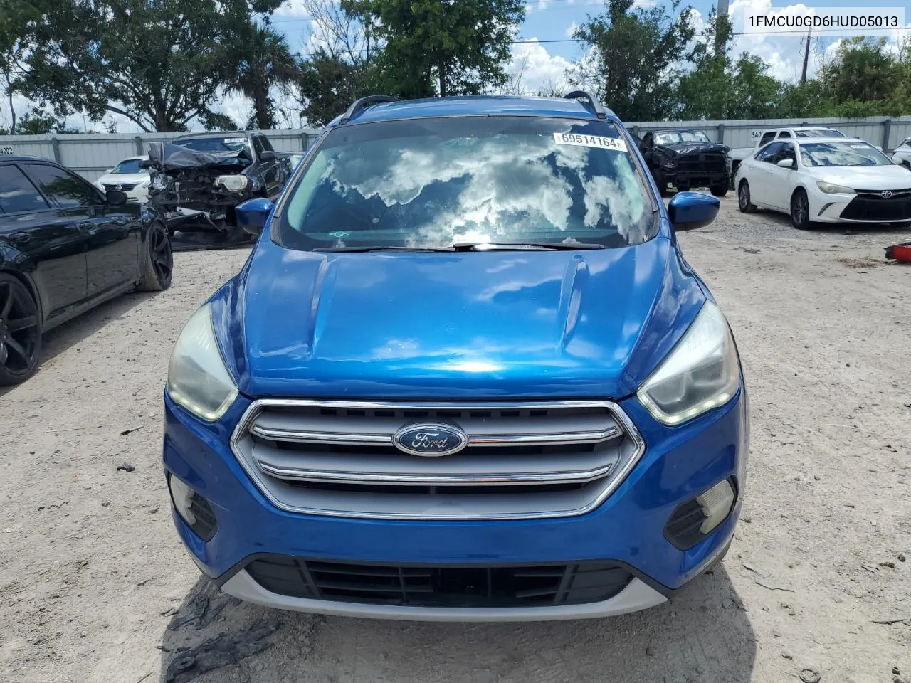 2017 Ford Escape Se VIN: 1FMCU0GD6HUD05013 Lot: 69514164