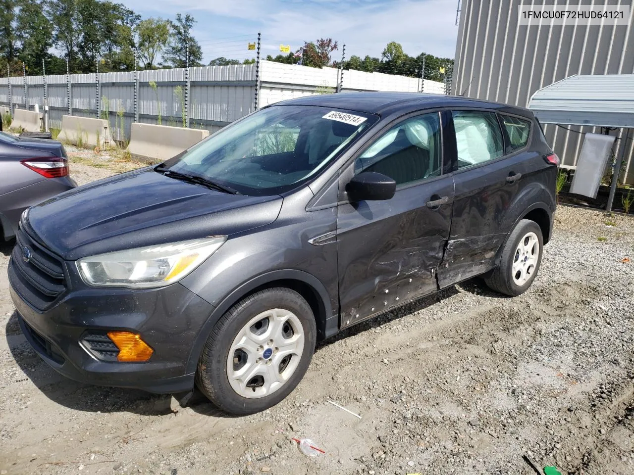 2017 Ford Escape S VIN: 1FMCU0F72HUD64121 Lot: 69540514