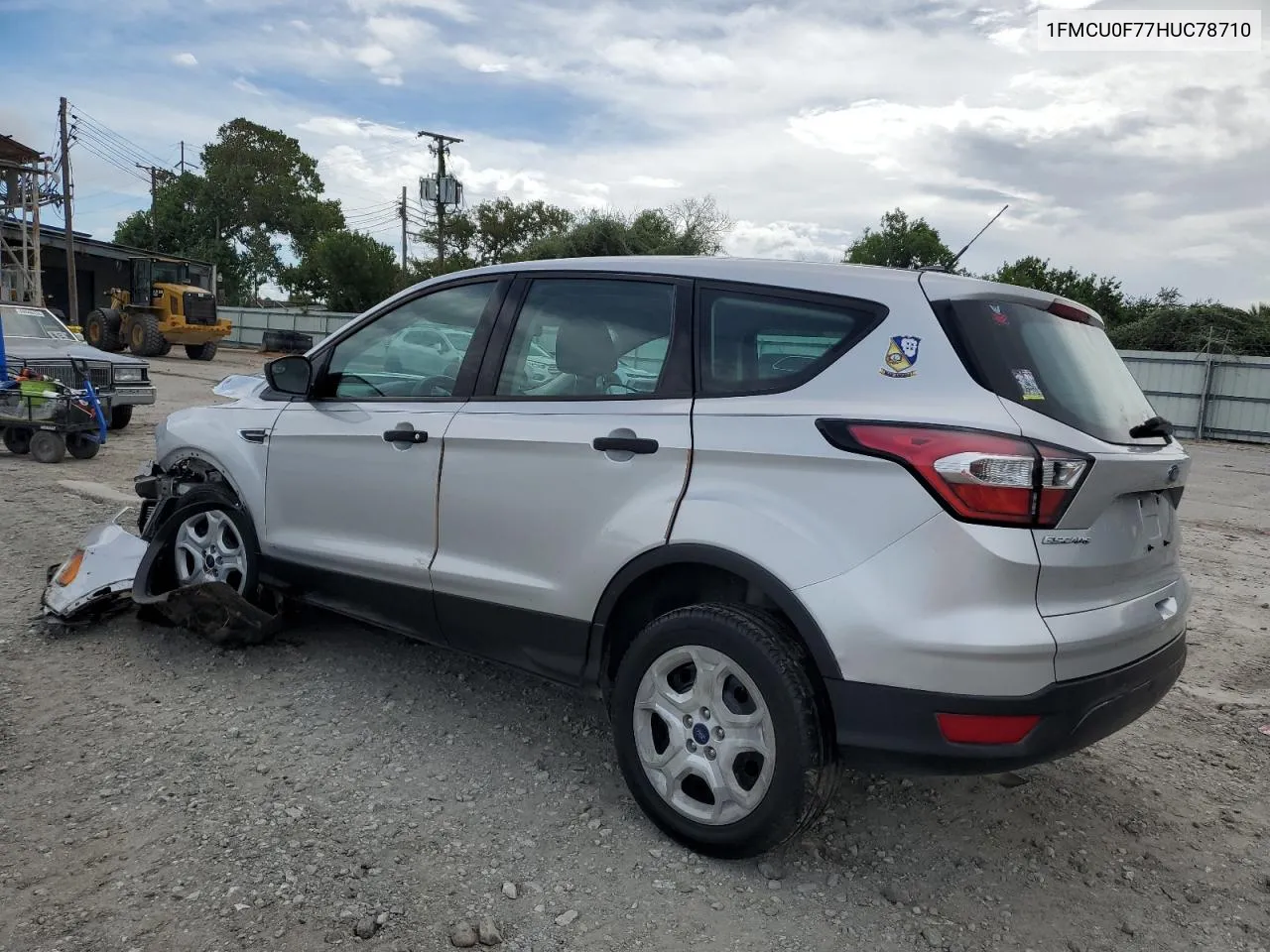 2017 Ford Escape S VIN: 1FMCU0F77HUC78710 Lot: 69629204