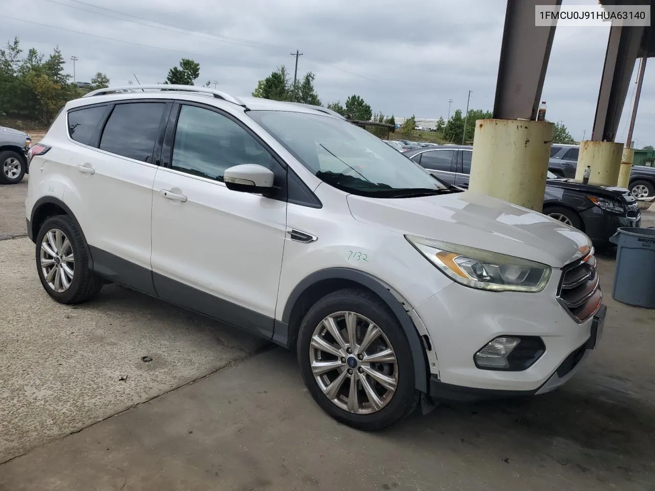 2017 Ford Escape Titanium VIN: 1FMCU0J91HUA63140 Lot: 69656794