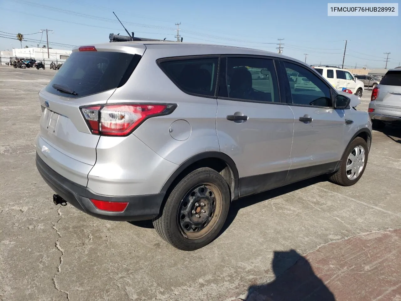 2017 Ford Escape S VIN: 1FMCU0F76HUB28992 Lot: 69695564