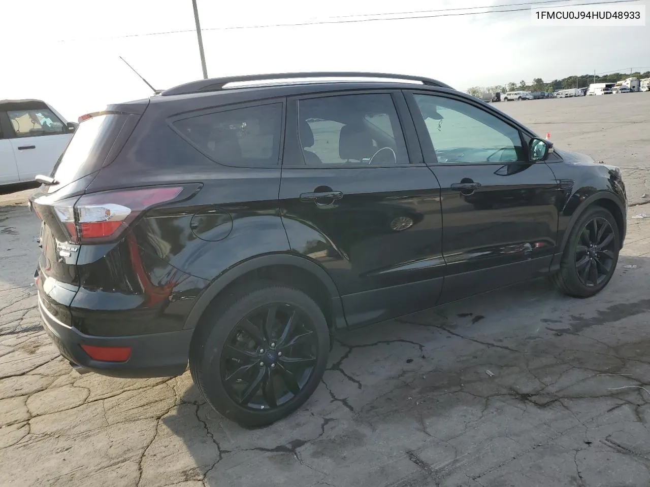 2017 Ford Escape Titanium VIN: 1FMCU0J94HUD48933 Lot: 69770034