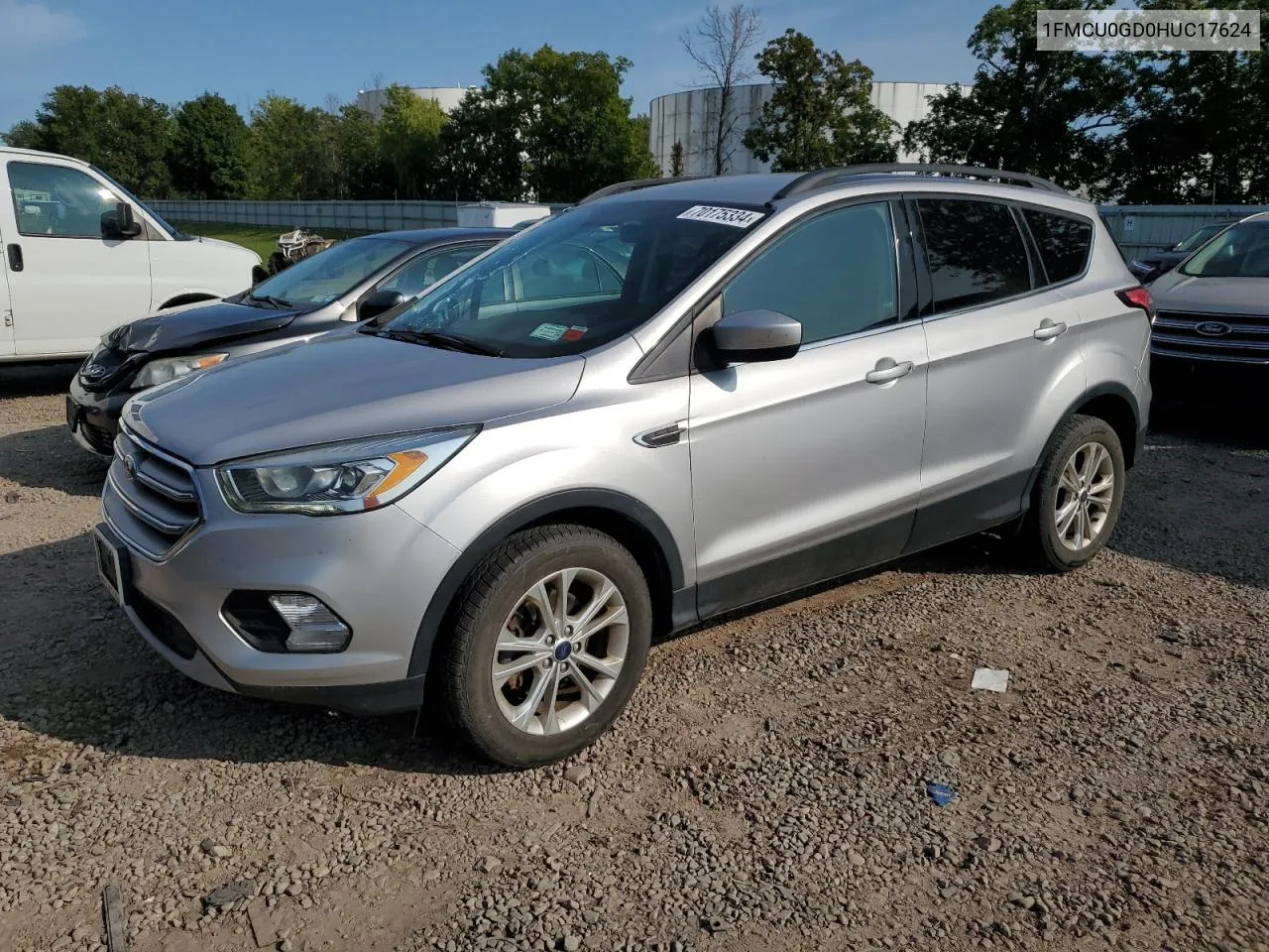 2017 Ford Escape Se VIN: 1FMCU0GD0HUC17624 Lot: 70175334