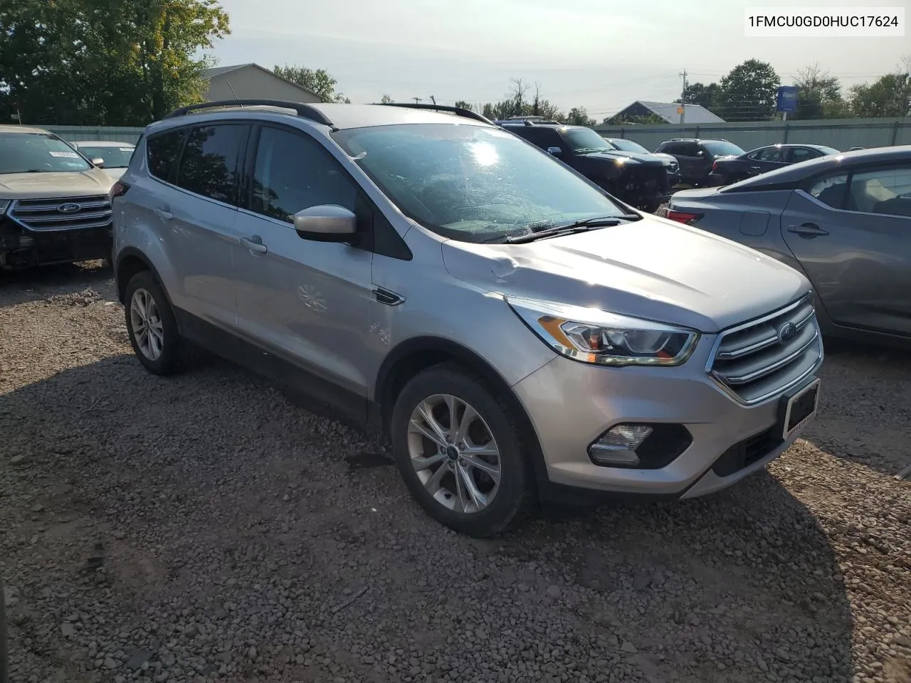 2017 Ford Escape Se VIN: 1FMCU0GD0HUC17624 Lot: 70175334