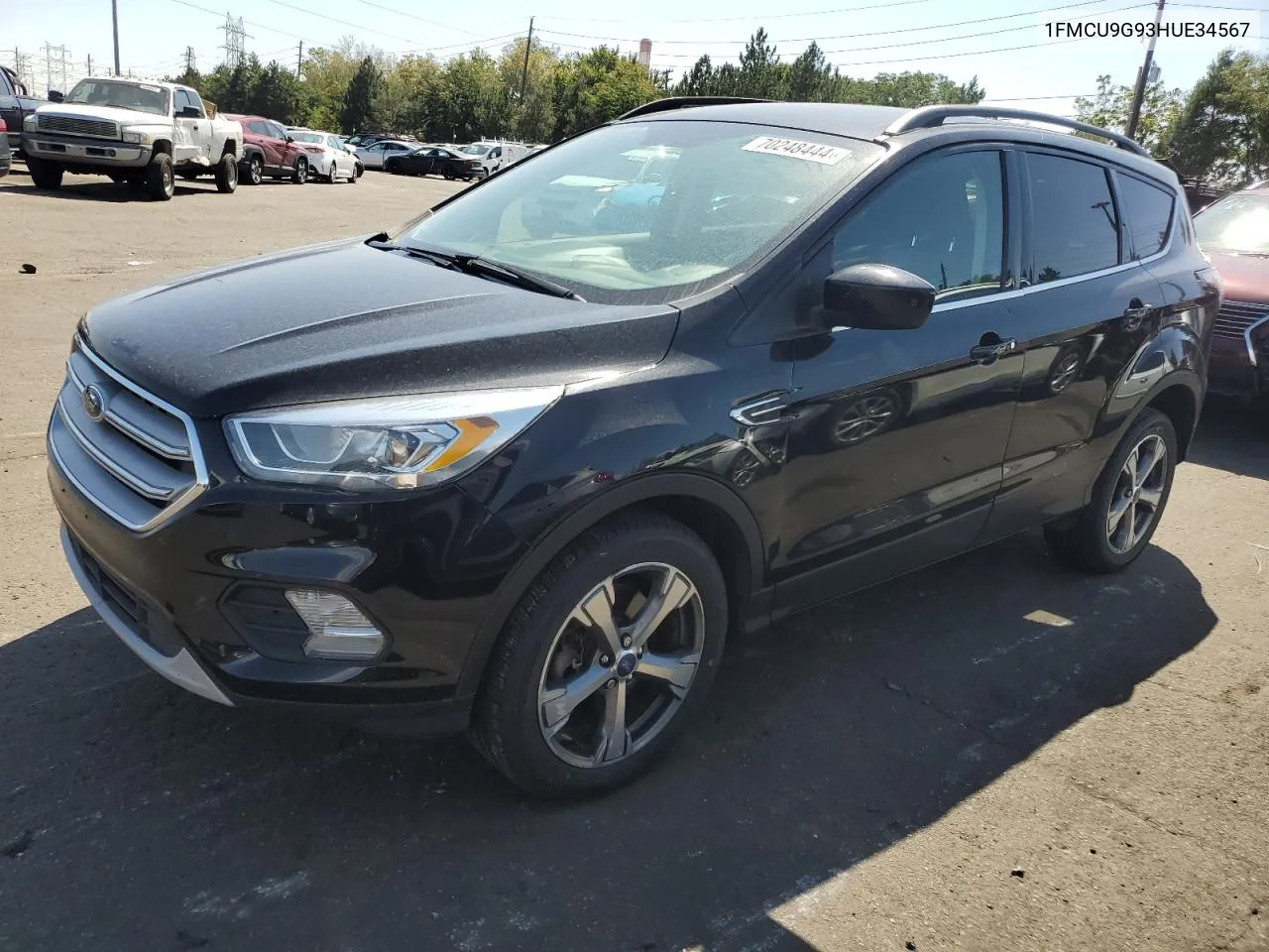 2017 Ford Escape Se VIN: 1FMCU9G93HUE34567 Lot: 70248444