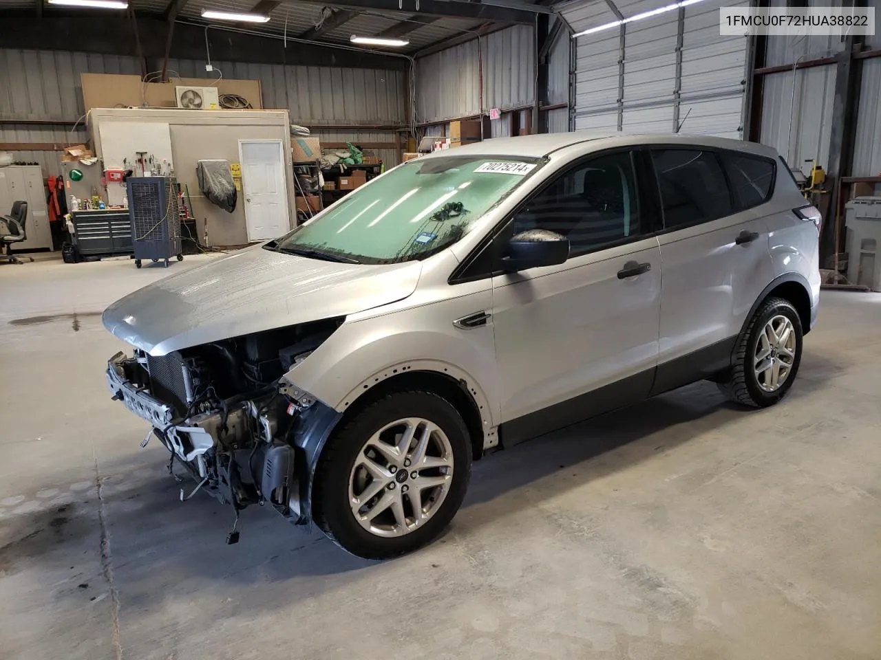 2017 Ford Escape S VIN: 1FMCU0F72HUA38822 Lot: 70275214