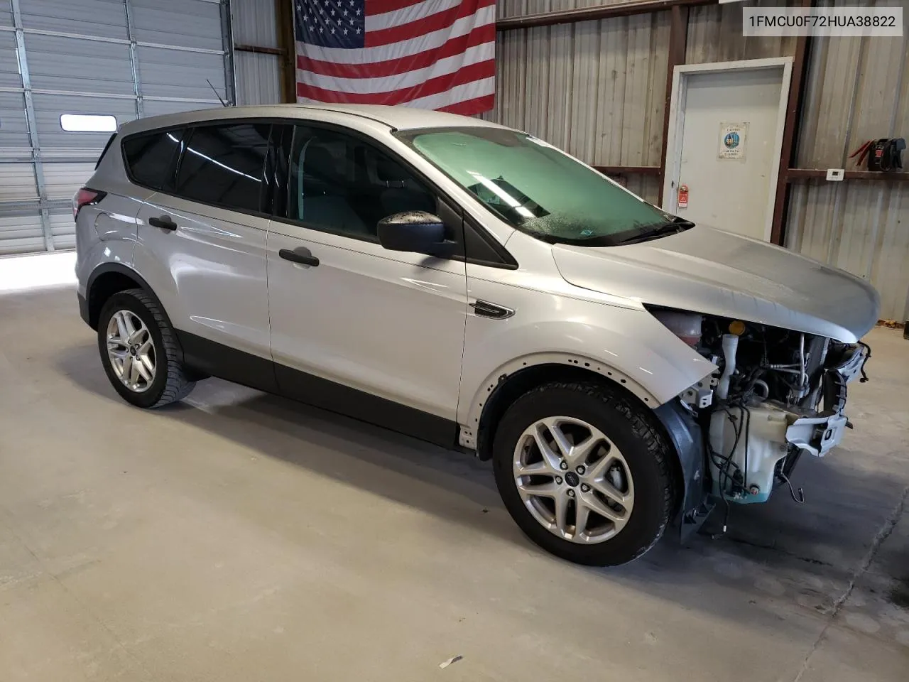 2017 Ford Escape S VIN: 1FMCU0F72HUA38822 Lot: 70275214