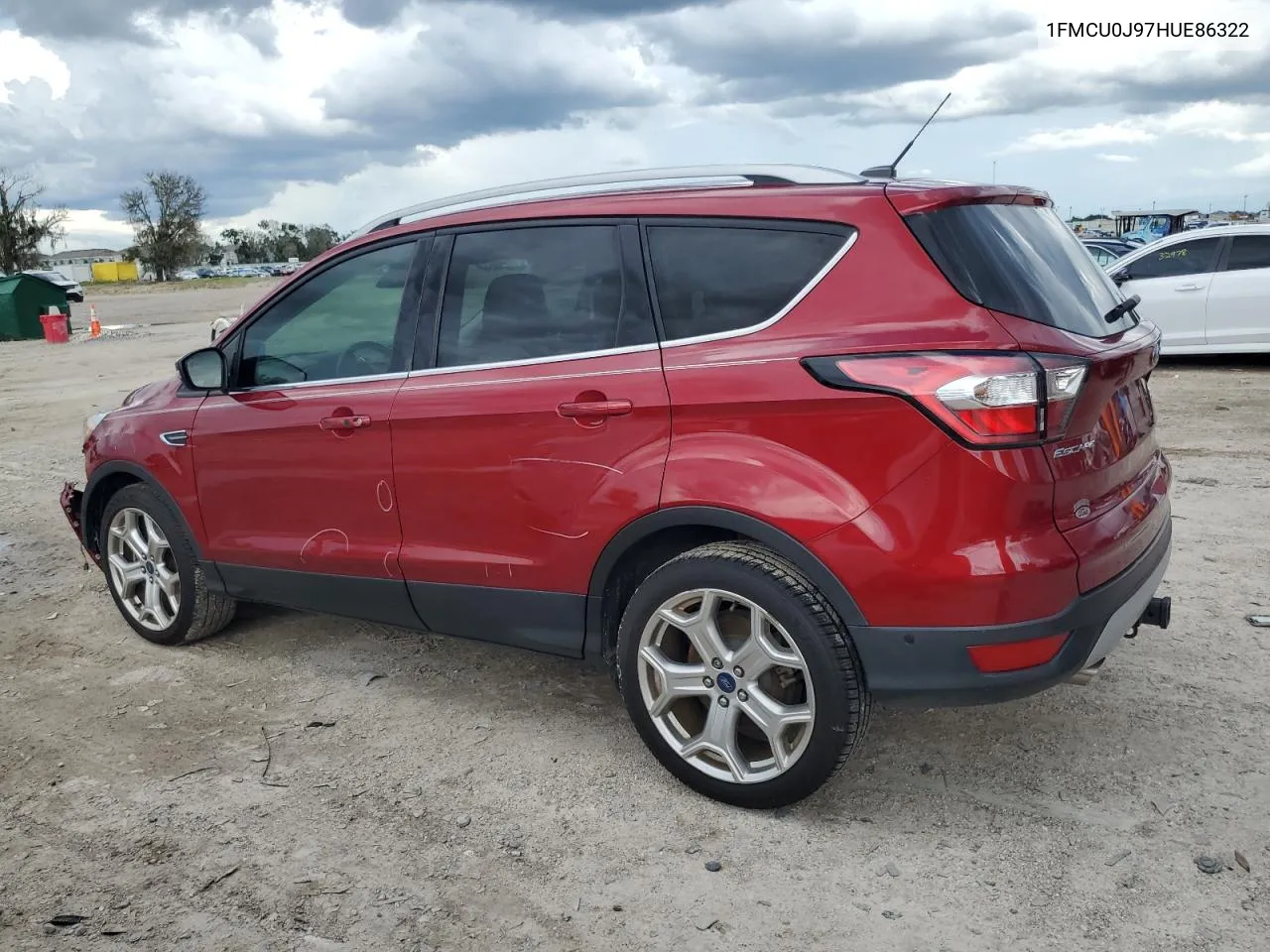 2017 Ford Escape Titanium VIN: 1FMCU0J97HUE86322 Lot: 70313424