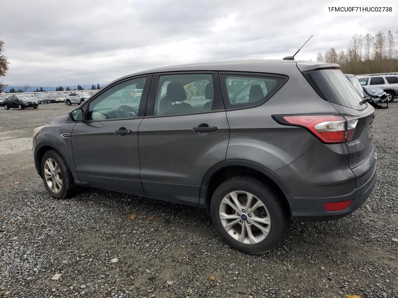 2017 Ford Escape S VIN: 1FMCU0F71HUC02738 Lot: 70397974