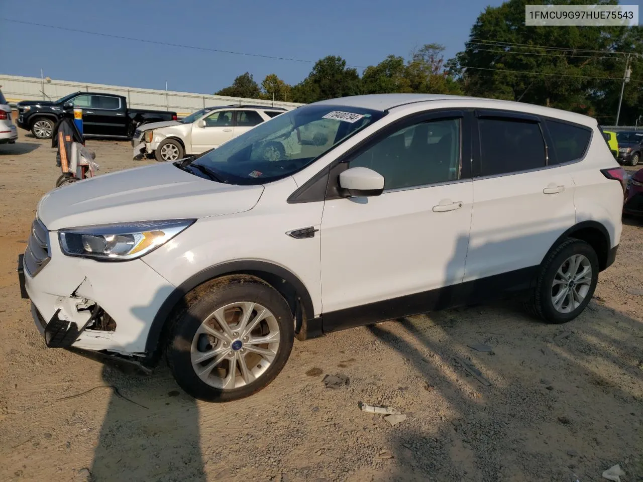 2017 Ford Escape Se VIN: 1FMCU9G97HUE75543 Lot: 70400794