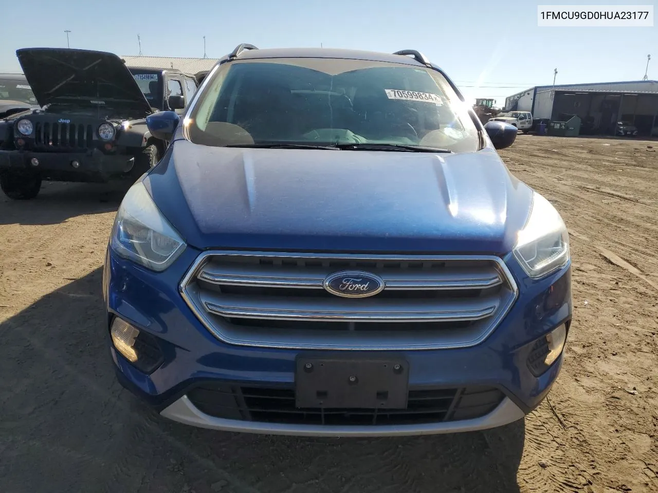 2017 Ford Escape Se VIN: 1FMCU9GD0HUA23177 Lot: 70599834