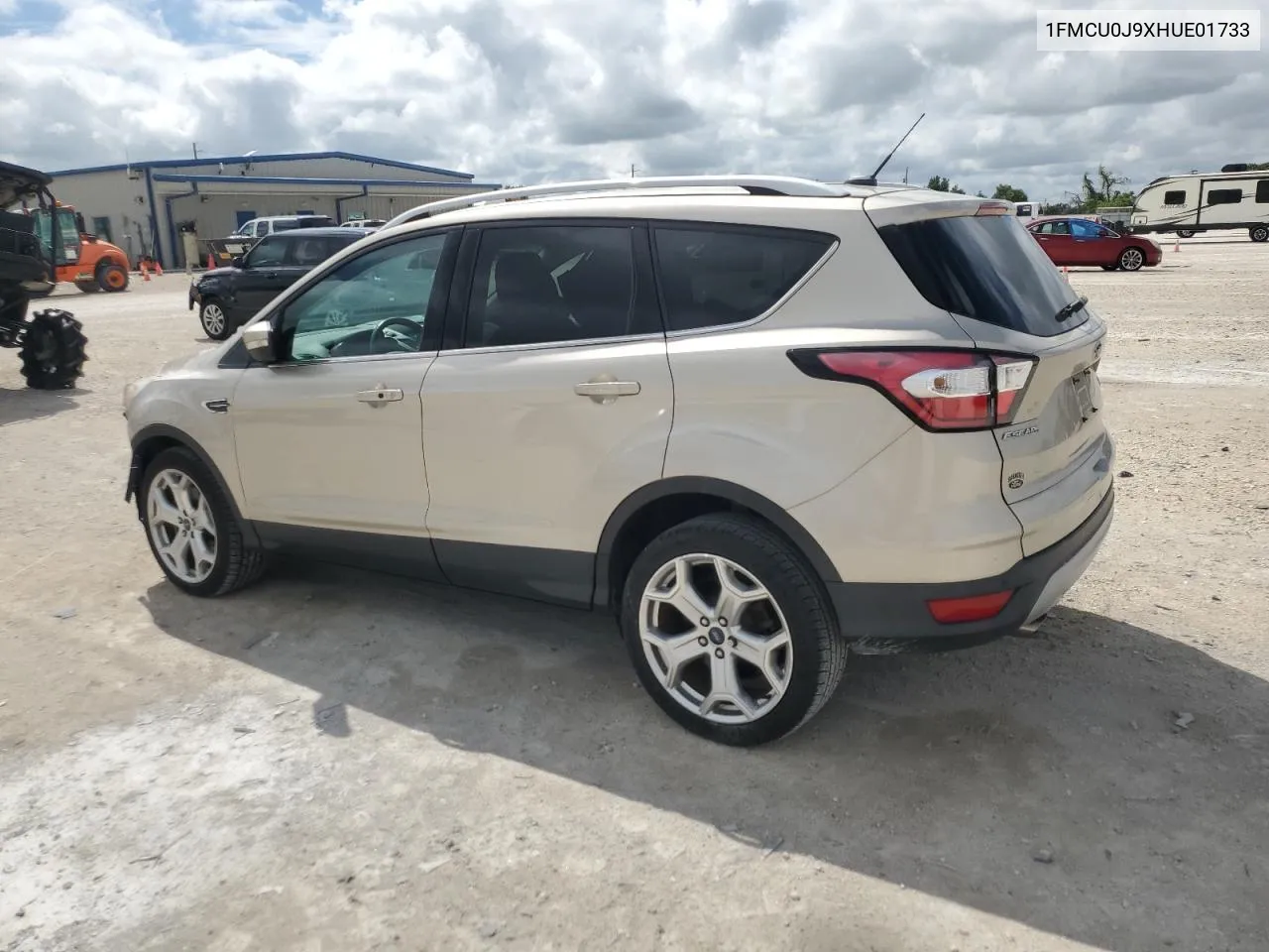 2017 Ford Escape Titanium VIN: 1FMCU0J9XHUE01733 Lot: 70652264