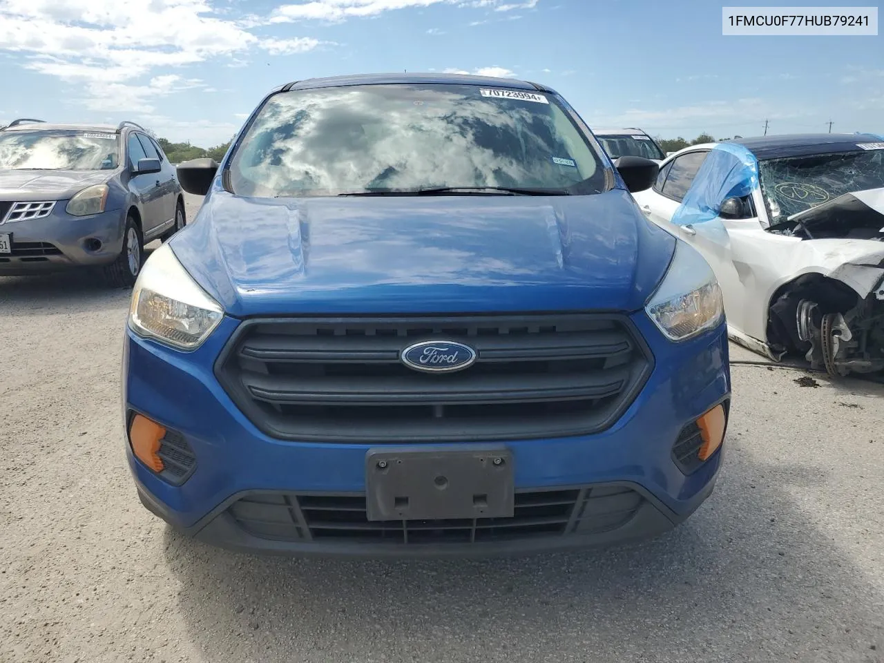 2017 Ford Escape S VIN: 1FMCU0F77HUB79241 Lot: 70723994