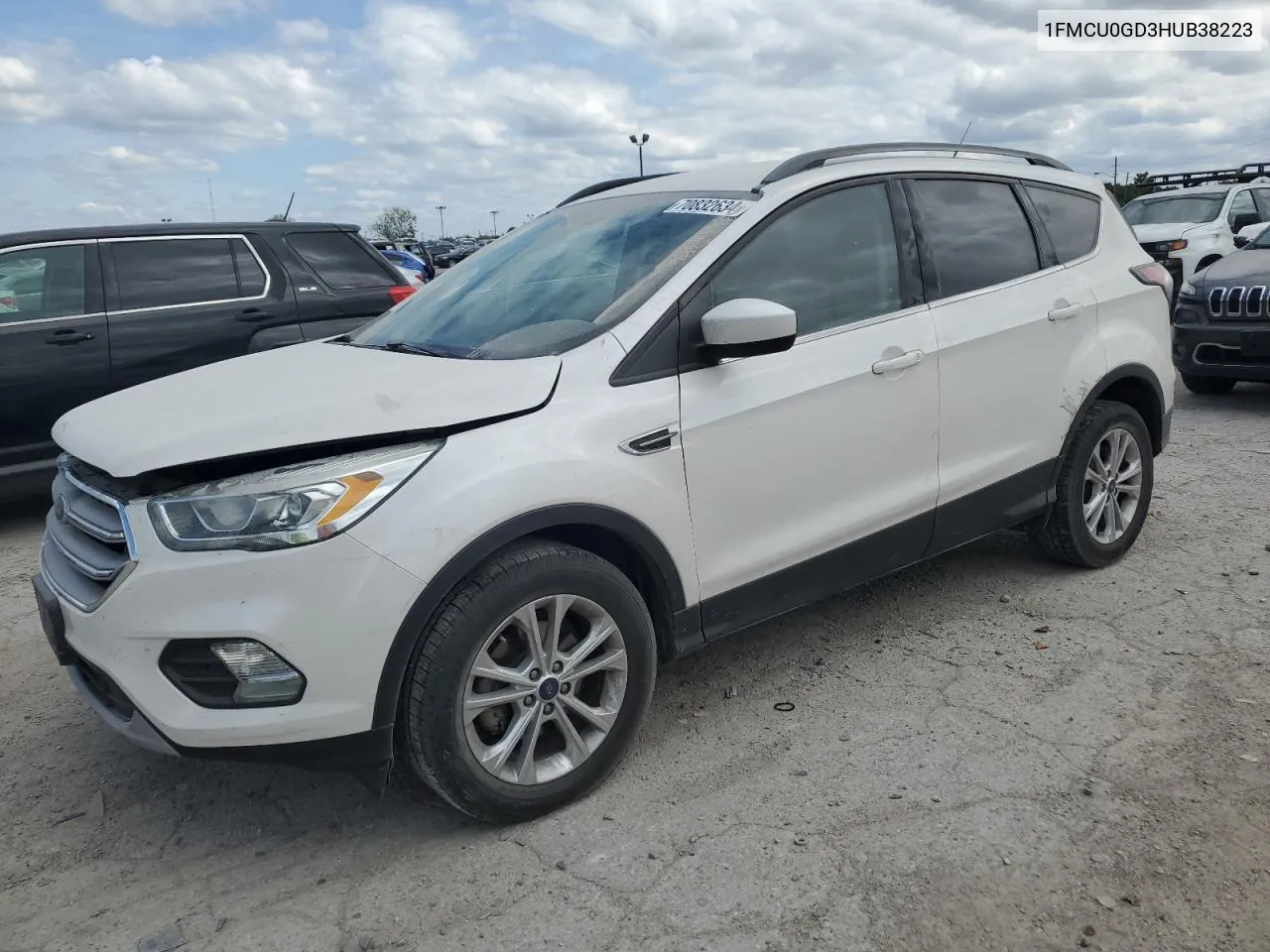 2017 Ford Escape Se VIN: 1FMCU0GD3HUB38223 Lot: 70832634