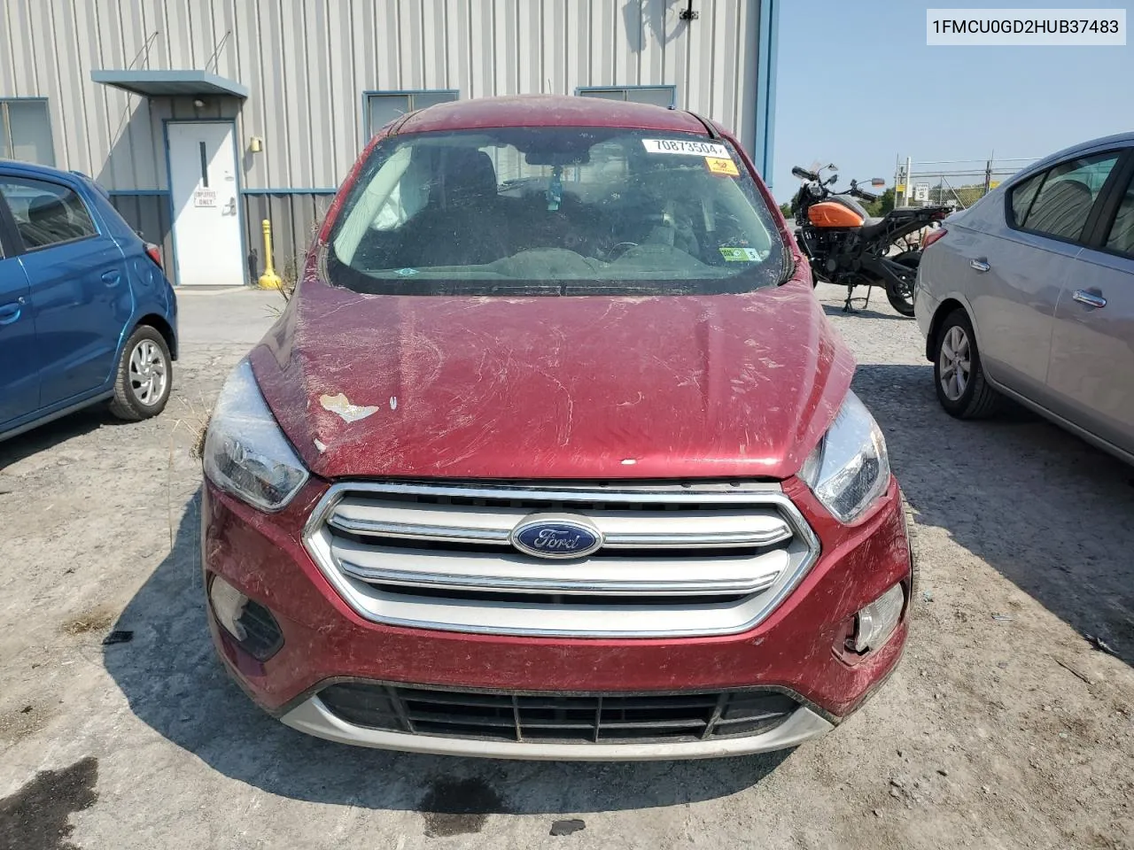 2017 Ford Escape Se VIN: 1FMCU0GD2HUB37483 Lot: 70873504