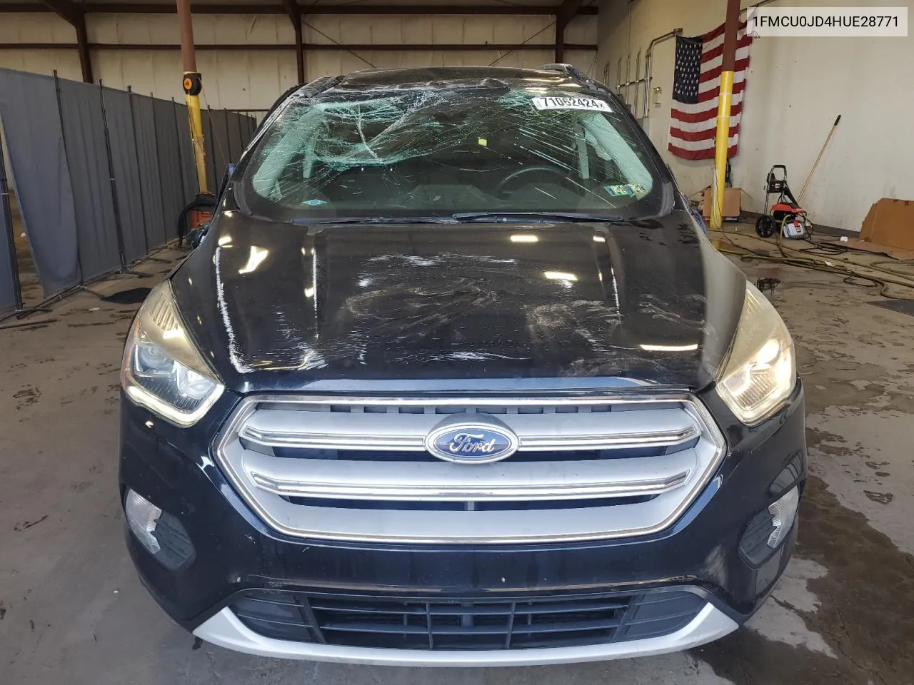 2017 Ford Escape Titanium VIN: 1FMCU0JD4HUE28771 Lot: 71062424