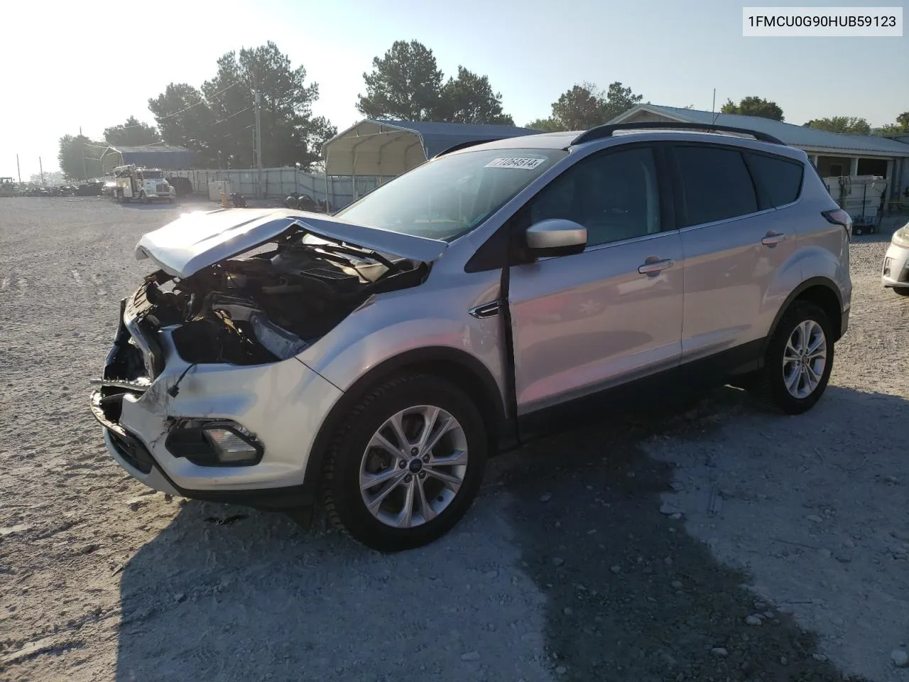 2017 Ford Escape Se VIN: 1FMCU0G90HUB59123 Lot: 71064514