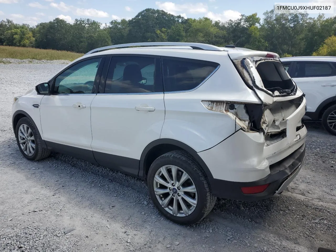 2017 Ford Escape Titanium VIN: 1FMCU0J9XHUF02187 Lot: 71098824