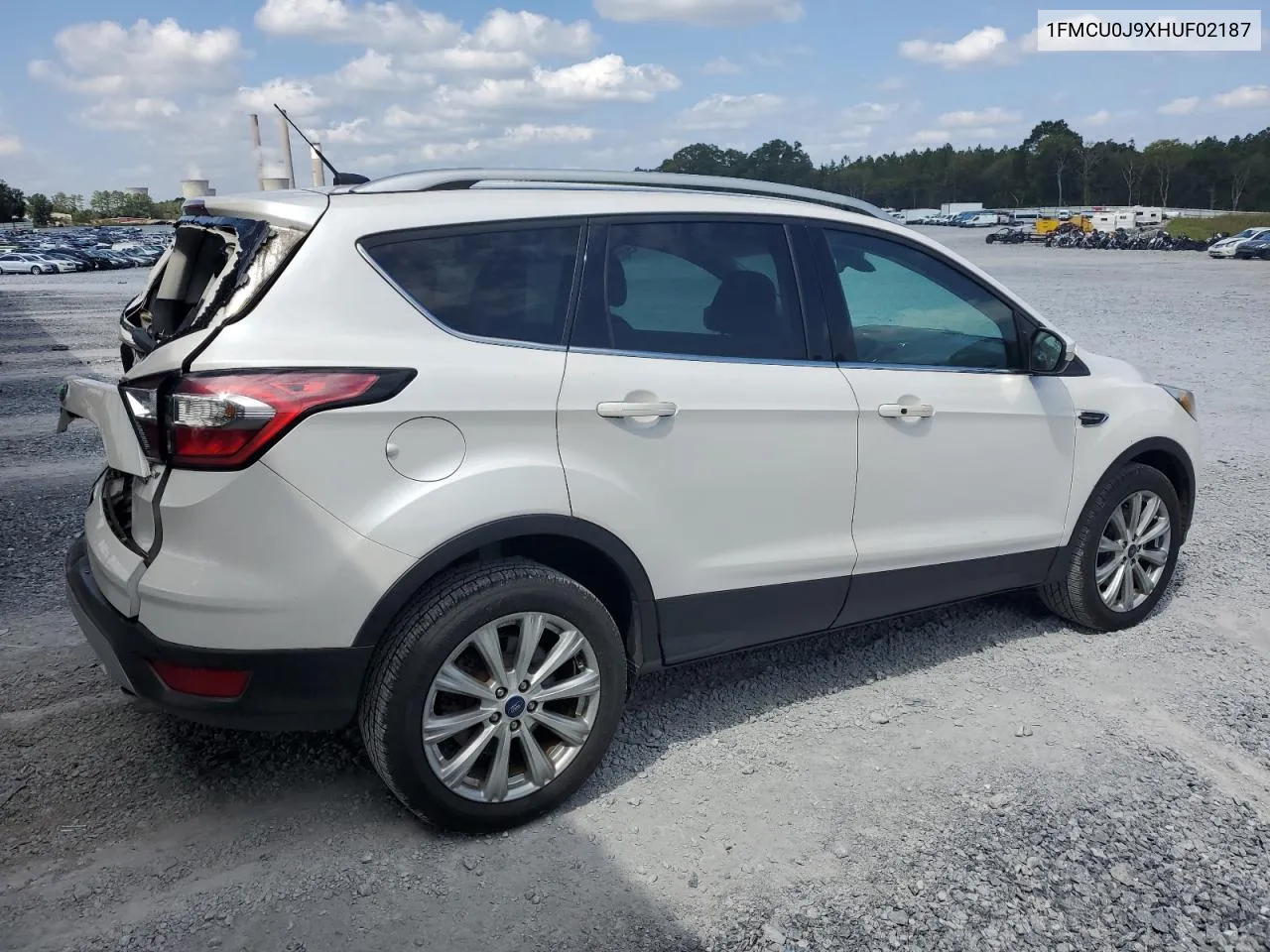 2017 Ford Escape Titanium VIN: 1FMCU0J9XHUF02187 Lot: 71098824