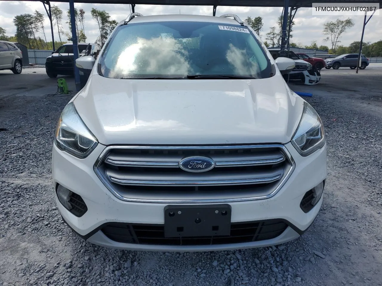 2017 Ford Escape Titanium VIN: 1FMCU0J9XHUF02187 Lot: 71098824