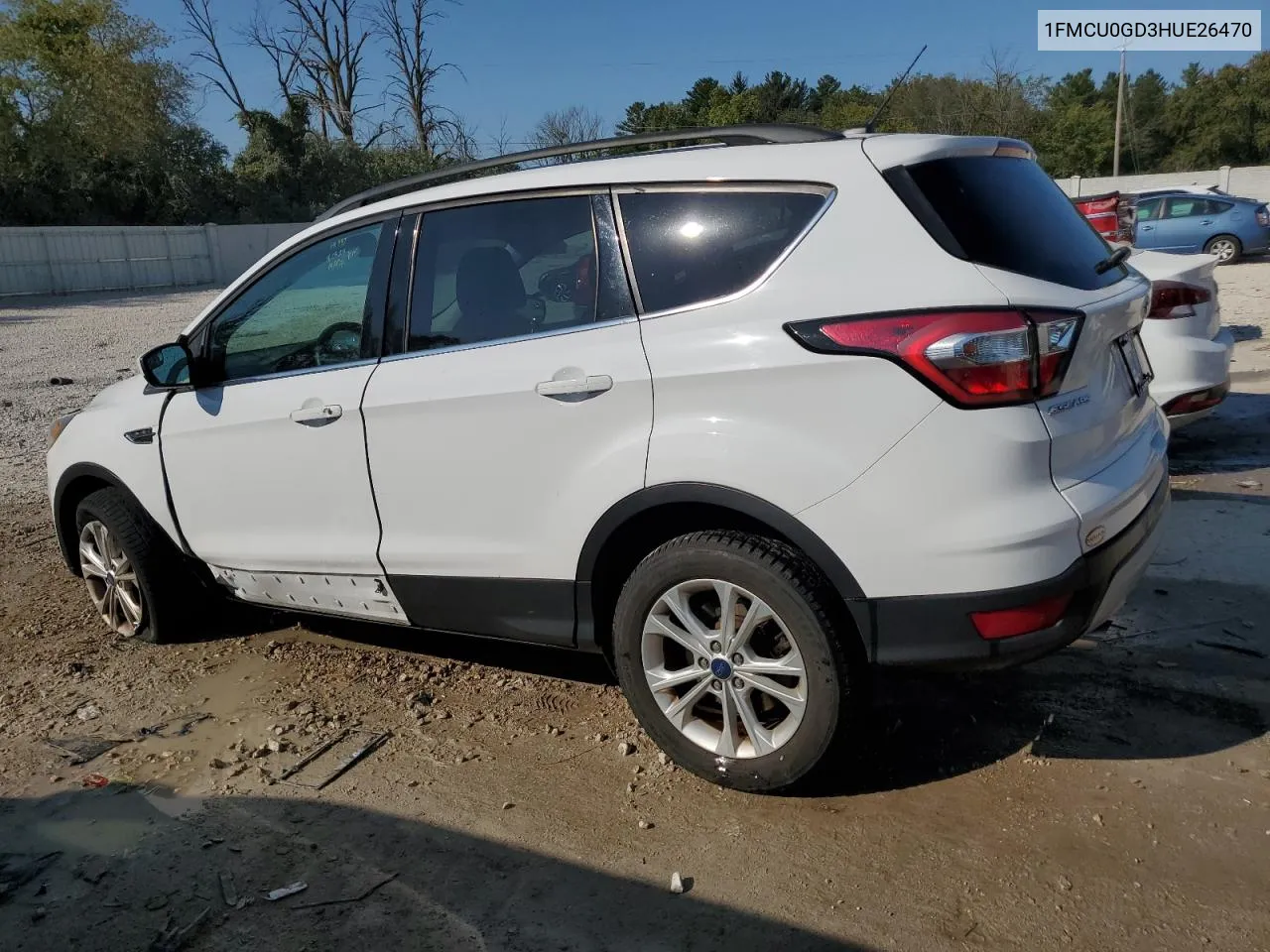 2017 Ford Escape Se VIN: 1FMCU0GD3HUE26470 Lot: 71458614