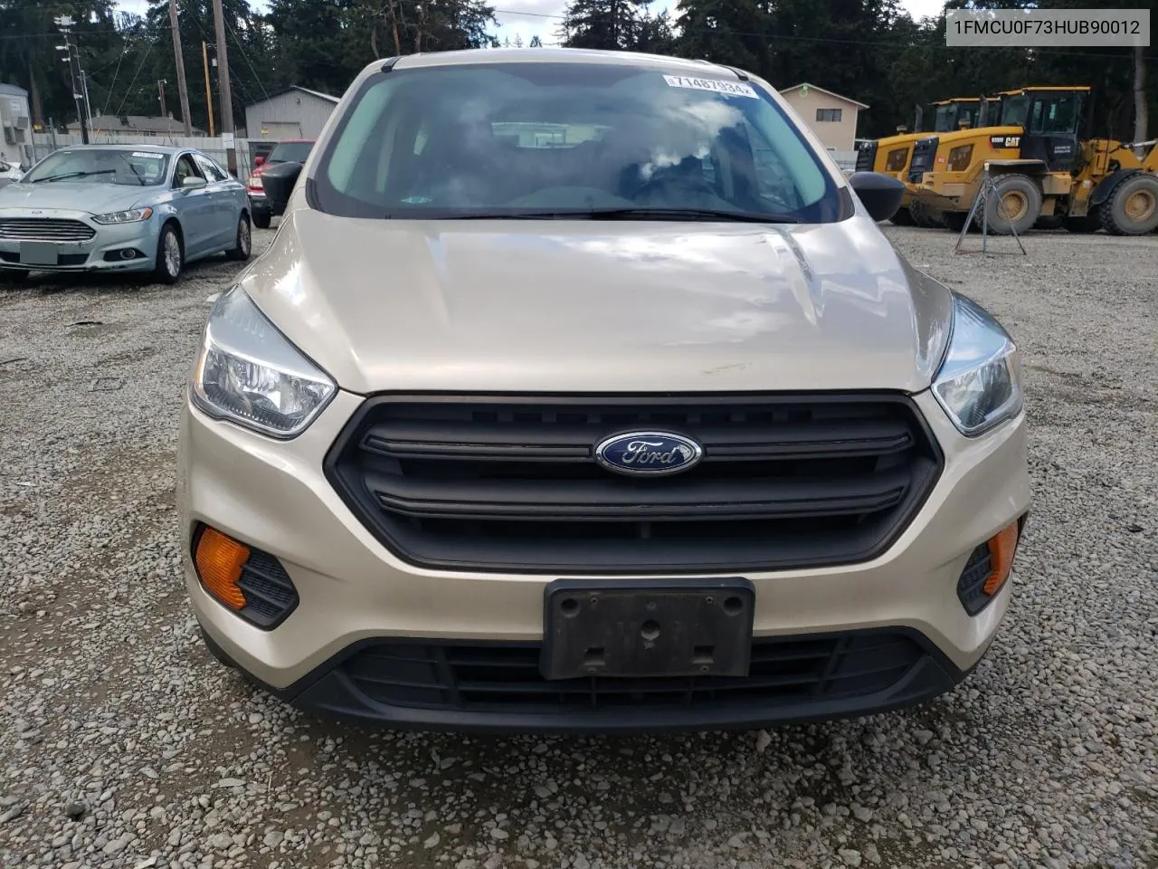 2017 Ford Escape S VIN: 1FMCU0F73HUB90012 Lot: 71487934