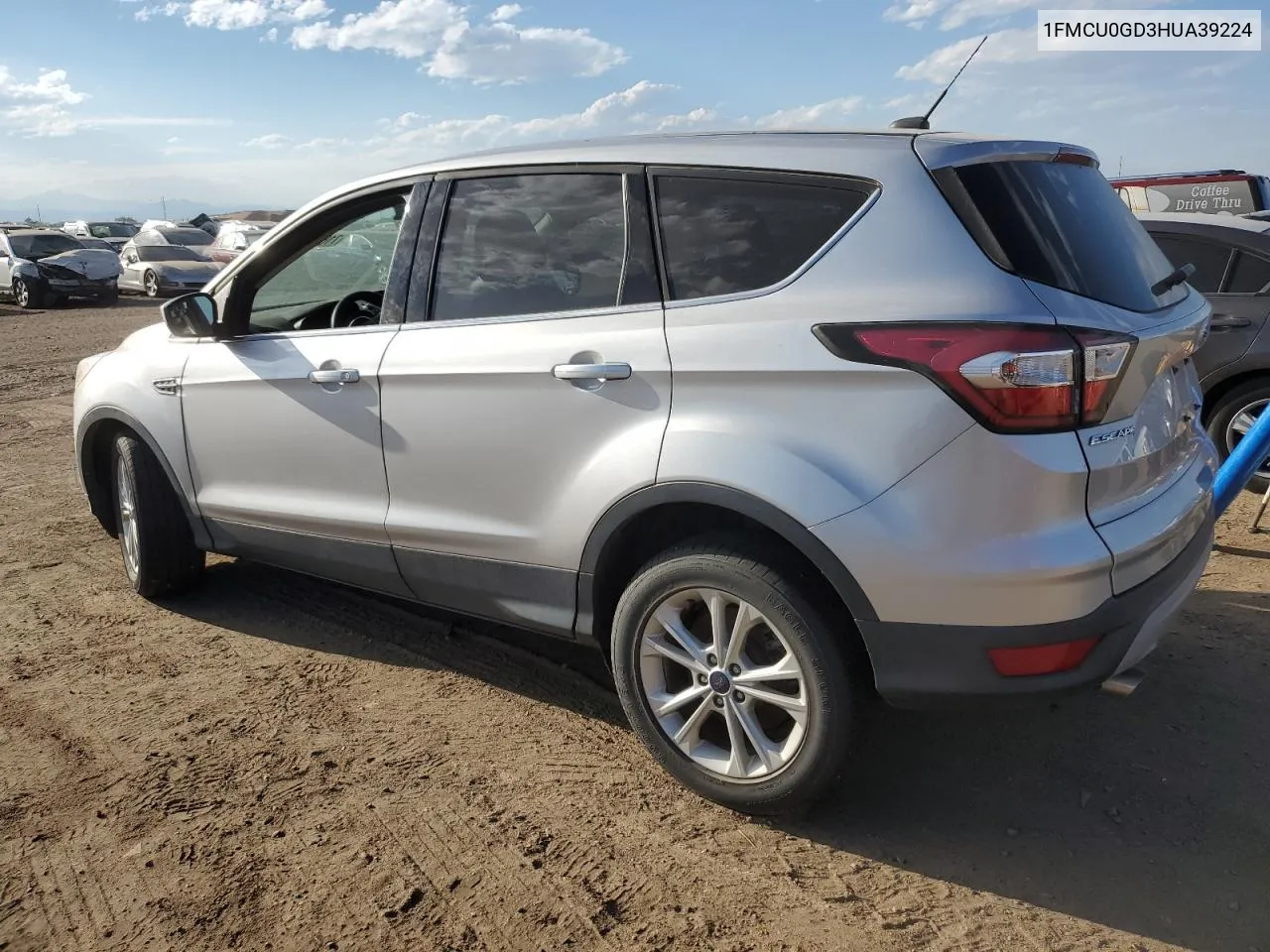 2017 Ford Escape Se VIN: 1FMCU0GD3HUA39224 Lot: 71616394