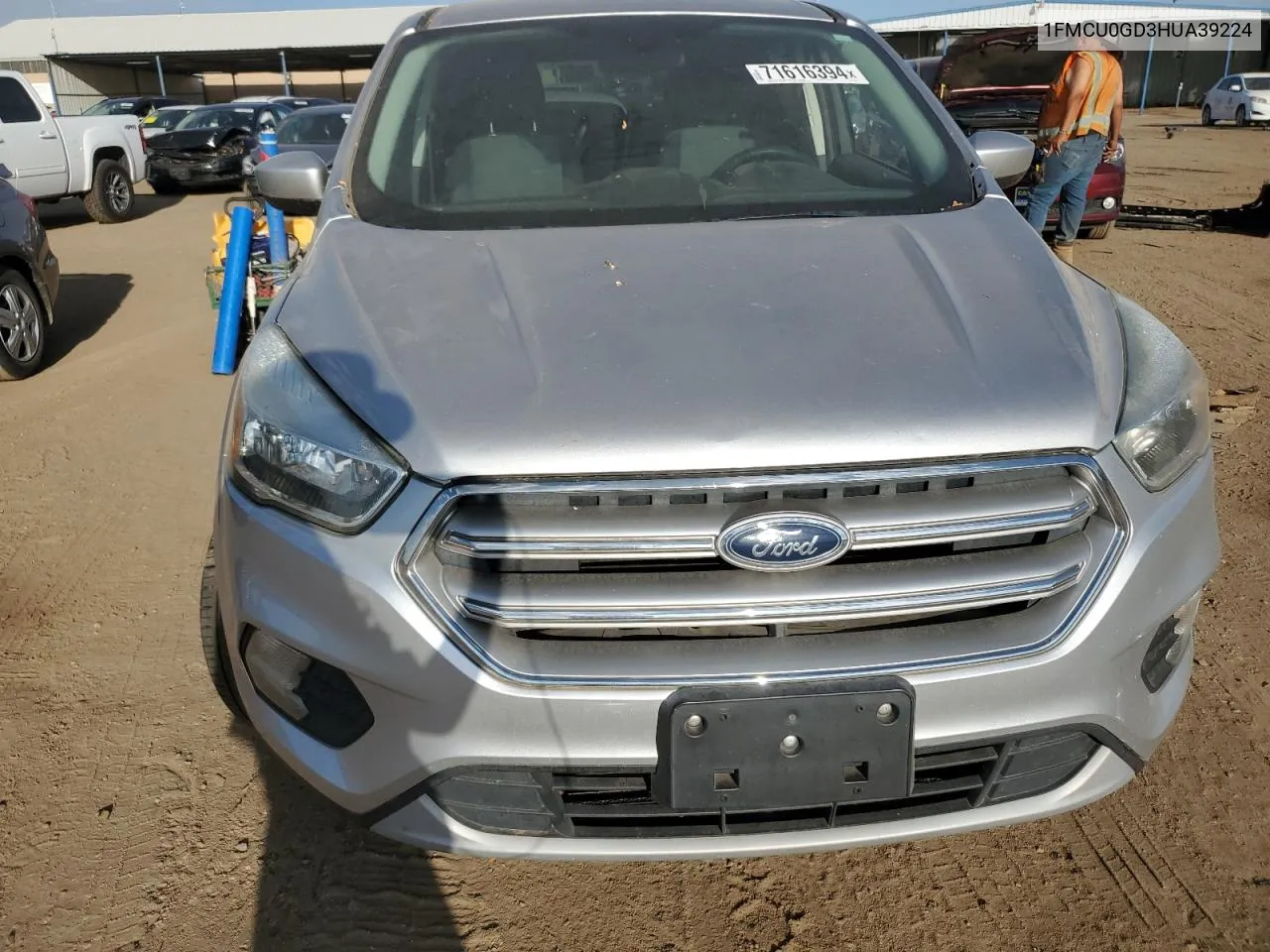 2017 Ford Escape Se VIN: 1FMCU0GD3HUA39224 Lot: 71616394