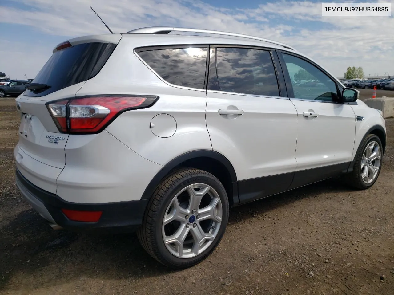 2017 Ford Escape Titanium VIN: 1FMCU9J97HUB54885 Lot: 71627454